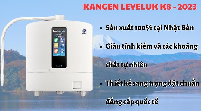 Máy điện giải ion kiềm Kangen LeveLuk K8 - Chính hãng 2023 đôi nét